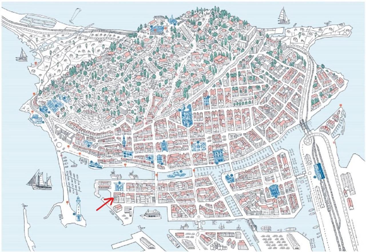Vue Port Et Mer, Centre-Ville, Au Calme, Garage Σετ Εξωτερικό φωτογραφία